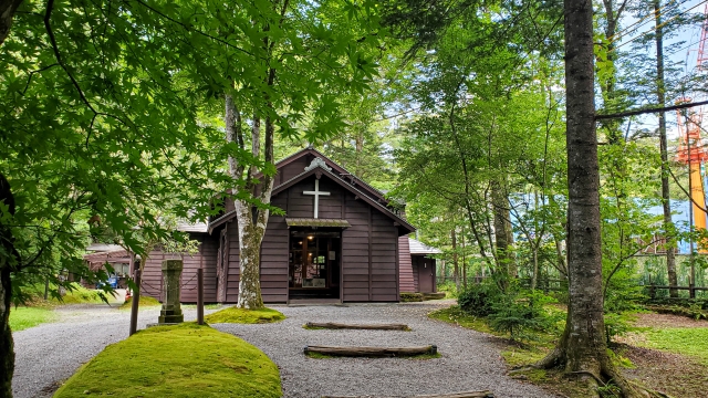 ショー記念礼拝堂 長野県軽井沢町の人気観光スポット